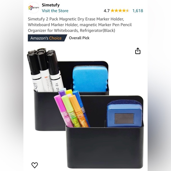 Magnetic Dry Erase Marker Holder - Picture 6 of 9